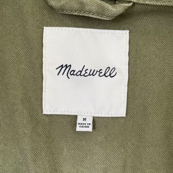 Madewell Dispatch Jacket, Olive Green, Size Medium - Picture 7 of 14